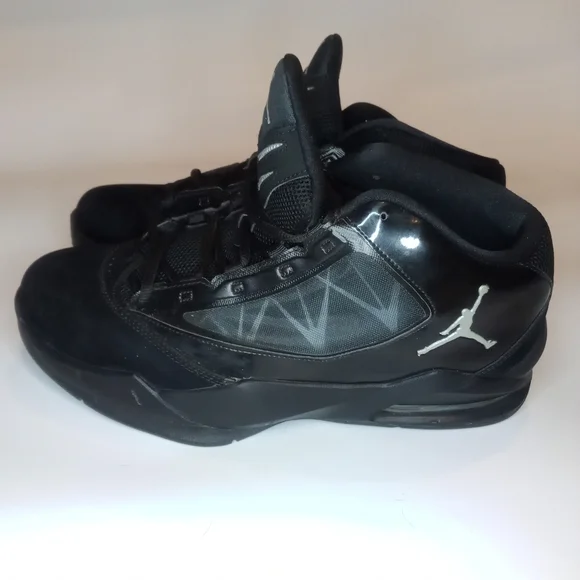 Jordan flight power mens size 10.5 black basketball shoes - Picture 1 of 7